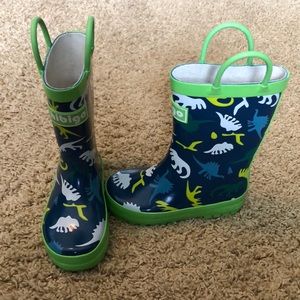 Tossed boys rain boots